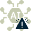 High-risk AI classification icon