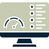 Model monitoring dashboard icon