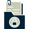 Fair lending compliance shield icon