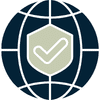 AI explainability shield icon